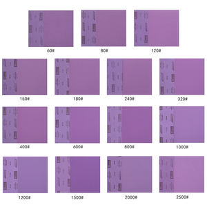 Papel de lija abrasivo púrpura de 230x280mm, papel de lija automotriz, hoja de lijado húmedo <span class=keywords><strong>y</strong></span> seco para pulir muebles de madera para coche - Product Image 3