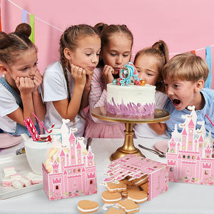 Boîtes <span class=keywords><strong>de</strong></span> fête en <span class=keywords><strong>carton</strong></span> personnalisées Y605 pour les enfants, anniversaire, baby shower, mariage, décorations <span class=keywords><strong>de</strong></span> fête, boîte à bonbons <span class=keywords><strong>de</strong></span> <span class=keywords><strong>princesse</strong></span> - Product Image 5