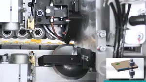 中国家具工場用ダブルトリミング自動エッジバンディング機
