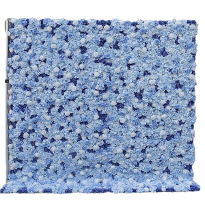 Fleurs artificielles bleu bébé <span class=keywords><strong>douche</strong></span> 8ft X 8ft fleur mur toile de fond enrouler décoration Arrangements ornement pour événements mariage - Product Image 5