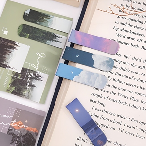 Marque-pages magnétiques pliables personnalisés en papier avec motifs exquis, imprimés en couleur, marque-pages cadeaux - Product Image 3