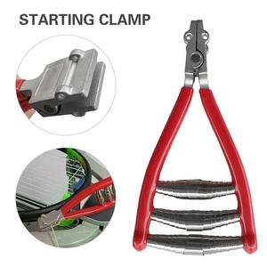 Herramientas combinadas para encordar raqueta de bádminton con abrazadera de inicio, gancho para encordar, alicates de punta doblada, abrazadera voladora, punzón recto - Product Image 4