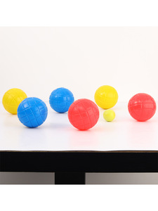 Juego de petanca de bola de agua de plástico de PVC colorido, juguete educativo para deportes al aire libre para niños, juego de 6 bolas - Product Image 6