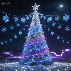 Christmas Forest <b>Light</b> Show LED Christmas <b>Tree</b> Lantern Manufacturer Supply Seasonal Holiday <b>Light</b> Performance Decorations - Product Image 1