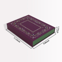 Scatola Regalo Personalizzata di Alta Gamma a Forma di Libro con Chiusura Magnetica, Fodera in Raso e Interno in Velluto, Confezione Premium in Carta per Profumi