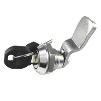 Loquet de compression à quart de tour en acier inoxydable de qualité supérieure, IP65, antirouille, pour machines extérieures, serrure de panneau de porte en acier