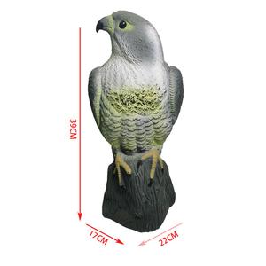 Décoy de chasse en PE de haute qualité, faucon réaliste 3D pour l'extérieur, modèle d'aigle réaliste, decoy de chasse au faucon 39*<span class=keywords><strong>17</strong></span>*22CM, simulation d'aigle - Product Image 4