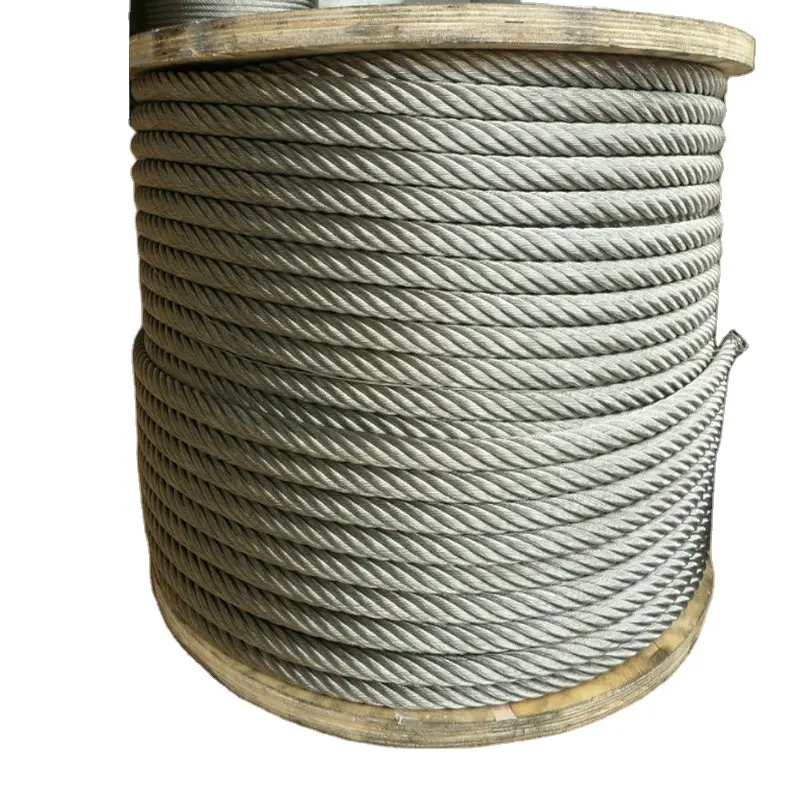 4vx39s+5fc Galvanized Steel Cold Rolled Wire Rope With High Tensile Mesh For Construction