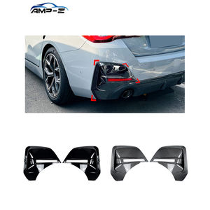 AMP-Z G26 Gloss Black plastico diffusore paraurti posteriore Splitter sfiato per <span class=keywords><strong>BMW</strong></span> <span class=keywords><strong>4</strong></span> serie I4 G26 M <span class=keywords><strong>Sport</strong></span> 2020 + - Product Image 1