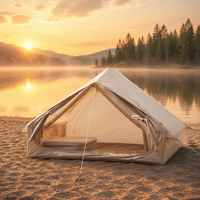 Tentes de camping gonflables d'extérieur durables et résistantes aux intempéries avec grand toit ouvrant pour le camping en famille et les divertissements en plein air
