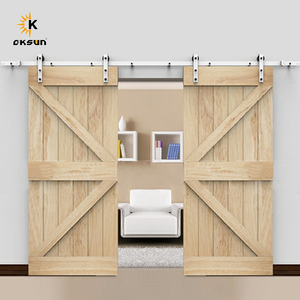 Oksun thép hiện đại trượt <span class=keywords><strong>Bypass</strong></span> <span class=keywords><strong>Closet</strong></span> cửa bộ dụng cụ phần cứng cho khách sạn & phòng ngủ thiết kế hiện đại - Product Image 5