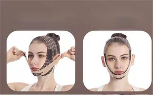 Top classement post-chirurgie ceinture faciale réutilisable mince levage V ligne visage Shaper mentonnière masque visage minceur pansement - Product Image 6