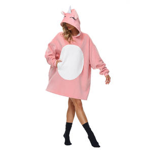 <span class=keywords><strong>ผ้าห่ม</strong></span>ขนแกะโพลีเอสเตอร์ลายยูนิคอร์น,<span class=keywords><strong>ผ้าห่ม</strong></span>มีฮู้ด<span class=keywords><strong>ผ้าห่ม</strong></span>เนื้อนุ่มเสื้อกันหนาวมีฮู้ดสำหรับคู่รัก - Product Image 5