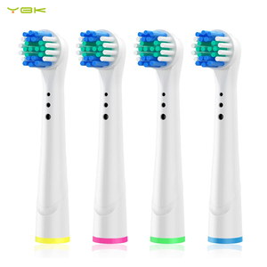 Têtes de brosse à dents électriques rotatives YBK de haute qualité pour usage domestique, hôtelier et extérieur – Lot de 4 pièces de rechange pour soins bucco-dentaires – Garantie 1 an - Product Image 1