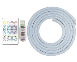 Usb 5V Phantom neon ánh sáng âm nhạc chảy ánh sáng cho e-thể thao trang trí khách sạn với điều khiển điện thoại thông minh Silicone LED kho 50000 - Product Image 2