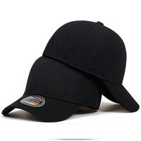 Gorras de Béisbol Lisas al por Mayor, Gorras Trucker Deportivas Elásticas de 6 Paneles, Gorras Personalizadas con Logotipo Bordado, Gorras Ajustadas para Hombre