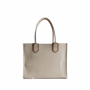 Hot Selling Custom Logo <b>Large</b> Size Printed Eco Recycled Plain Organic Cotton <b>Canvas</b> Luxury Tote <b>Bag</b> for Women With Logo - Product Image 3