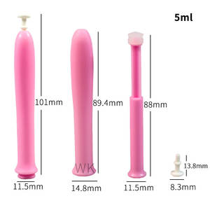 Fabricants en gros approvisionnement personnalisé Profession pp pe gynécologie tube spécial privé 2.5-5ml tube de gel hémorroïde vide - Product Image 4