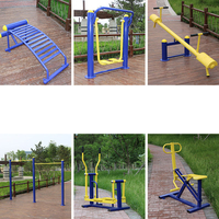 Équipement de fitness extérieur en acier - Écologique, résistant et durable - Pack combiné pour parcs, aires de jeux et résidences