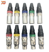 Connecteur XLR 3 broches pour microphone, amplificateur, caméra, prise audio, connecteur XLR