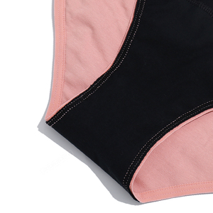 Sous-vêtements en coton pour adolescentes, de petite taille, 4 <span class=keywords><strong>couches</strong></span>, couleur rose, absorbante, culotte menstruelle lavable, pour adolescentes - Product Image 5