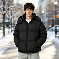 Blouson d'hiver chaud et moelleux pour homme - Veste bomber en toile avec fermeture éclair, imperméable, respirante, coupe-vent, écologique, OEM/ODM, sur mesure, en gros