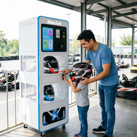 Machine à casques entièrement automatisée avec SDK, nettoyage en profondeur en 8 minutes, technologie de séchage instantané, écran tactile, options de paiement multiples
