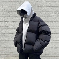 Veste d'hiver matelassée de haute qualité pour l'extérieur, veste matelassée personnalisée pour hommes, taille plus, manteau épais pour hommes