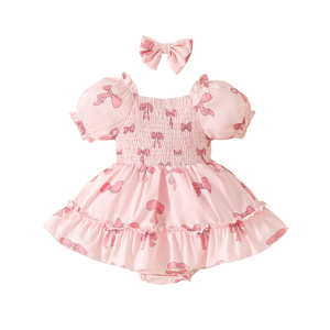 ชุดรอมเปอร์เด็กอ่อนแบบกระดุมแป๊กพิมพ์ลายผีเสื้อพร้อมโลโก้สั่งทำ Natty Yami 1 ชิ้น สำหรับเด็กแรกเกิด ฤดูใบไม้ร่วง เสื้อผ้าเด็กผู้ชายและเด็กผู้หญิง ผ้าทูทู 100% ออร์แกนิค - Product Image 2