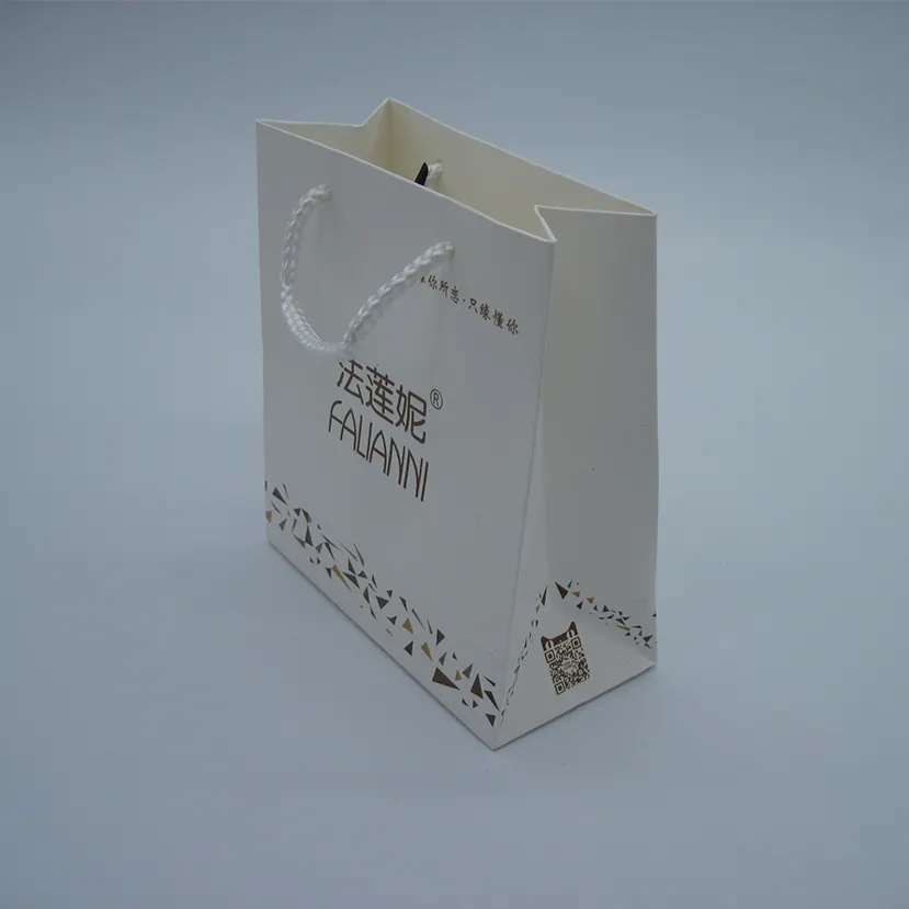 लक्जरी कस्टम मुद्रित लैमिनेटेड शॉपिंग उपहार पैकेजिंग पेपर बैग