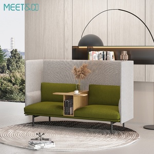 Modern Design Executive <b>Office</b> <b>Sofa</b> Set with Bookshelf High-End Waiting Fabric <b>Sofa</b> for <b>Office</b> and Home Use Features <b>Sofa</b> Bed - Product Image 3