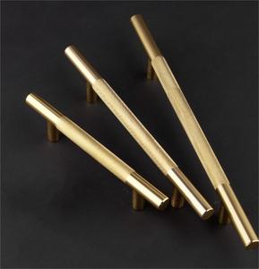 Doorshine 1000 mm Long Entry Front <strong>Door</strong> Wardrobe Cabinets Brass Knurled Brass Pull Handle Interior Copper Brass <strong>Door</strong> <strong>Knobs</strong> - Product Image 3