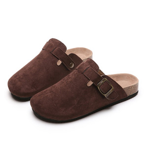 Pantuflas Baotou Bocon para Mujer, Pantuflas de Corcho, Talla Grande, Zapatos Romanos, Pantuflas Medias - Product Image 2