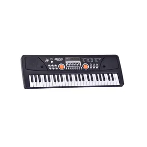 BIGFUN 49 Tecla Teclado Piano para Crianças Brinquedos Musicais para 6 + Year-Old Crianças Piano Teclado com Microfone (Preto)