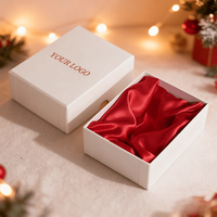 Boîtes cadeaux rigides élégantes personnalisées haut de gamme, écologiques, biodégradables, avec couvercle et base, doublées d'éponge gaufrée, pour épaule et cou