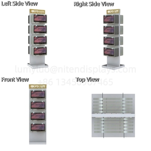 <b>Rotating</b> Double Sided Metal Floor <b>Display</b> Rack Freestanding Jewelry Accessories Retail <b>Display</b> <b>Stand</b> - Product Image 4