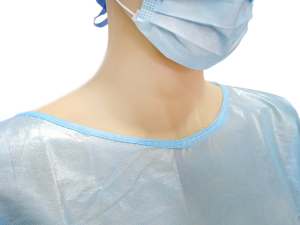 ชุดผ่าตัดแบบใช้แล้วทิ้งสีฟ้าสำหรับใช้ทางการแพทย์ชุดแยก PP แบบไม่ทอ - Product Image 2