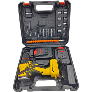 Drill elettrico <span class=keywords><strong>Cordless</strong></span> al litio Brushless 21V ad alta potenza a velocità variabile <span class=keywords><strong>Super</strong></span> coppia per fai da te Cross-Border OEM personalizzabile - Product Image 4