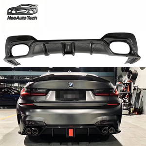Difusor Trasero Estilo CMST de Fibra de Carbono <span class=keywords><strong>M</strong></span> Tech G20 G28 con Luz, Protector de Parachoques Trasero, Separador Trasero para <span class=keywords><strong>BMW</strong></span> Serie <span class=keywords><strong>3</strong></span> G20 G28 - Product Image 1