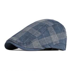 Gorra plana de pana retro británica para hombre y mujer, estilo boina, ideal para primavera, otoño e invierno, venta al por mayor. - Product Image 6
