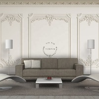 Moulage mural en relief 3D, papier peint avec des motifs de murales de Cornouailles