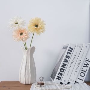 Yapay Afrika Krizantemi Ev ve Ofis Dekorasyonu, Parti Süslemesi, Kendin Yap Buketleri İçin Uygundur - Product Image 4