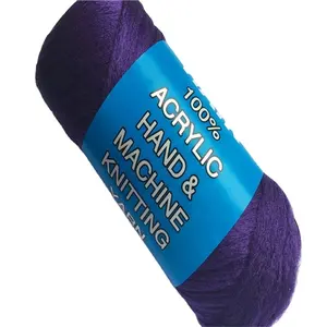 Wholesale Brazilian Wool Long Hair Yarn for Crochet 100% Acrylic Yarn with Low Price Fancy Ball Brazil Wool Hair