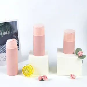 2021 New product PINK empty 50ml 100ml 150ml white PET plastic mousse soap foam pump bottle for cosmetic facial cleanser