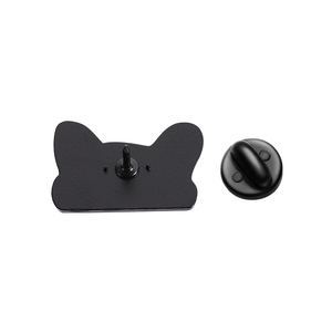 Gothic mata besar Pin Enamel kucing hitam lucu Kitty gelap Humor gaya bros kerah Lapel lencana grosir hadiah perhiasan untuk anak-anak teman-teman - Product Image 5