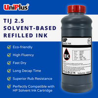 Uniplus Printer Hp, tinta isi ulang Hp 1000Ml satu botol Tij 2.5 tinta berbasis pelarut