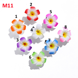 <span class=keywords><strong>Accessori</strong></span> per Capelli con Ghirlande di Fiori Hawaiani, Fiori di Plumeria Simulati a Doppio Strato in Schiuma Stampata, Vendita all'Ingrosso (Inventario Limitato) - Product Image 3