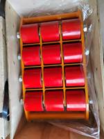 Chariot à roulettes à 180 degrés, espace/skid/skate/tank/machine, rouleaux en polyuréthane et acier, 100 tonnes, style pivotant rigide