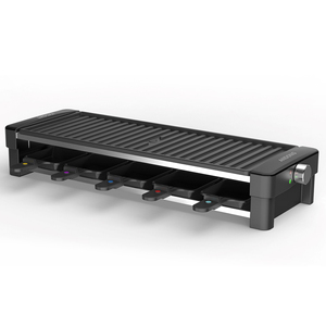 Barbecue Électrique Multifonctionnel ANDONG pour <span class=keywords><strong>8</strong></span> <span class=keywords><strong>Personnes</strong></span>, <span class=keywords><strong>Raclette</strong></span> sans Fumée, Grill en Pierre pour l'Intérieur - Product Image 1