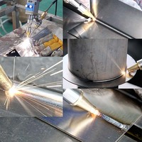 Pièces de godet en aluminium bras robotisé industriel soudeur mécanique professionnel avec soudage MIG automatisé